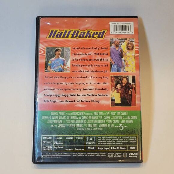 Half Baked (1998) DVD - Pre-owned - Picture 2 of 4